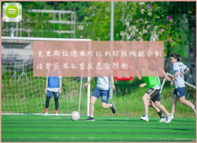 克里斯伍德面对比利时防线能否制造禁区混乱首发悬念预测